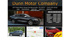 Desktop Screenshot of dunnmotorco.com